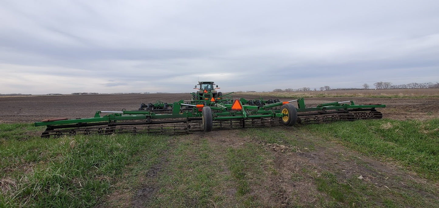 2009 John Deere 200 39' Rolling Basket Seed Bed Finisher
