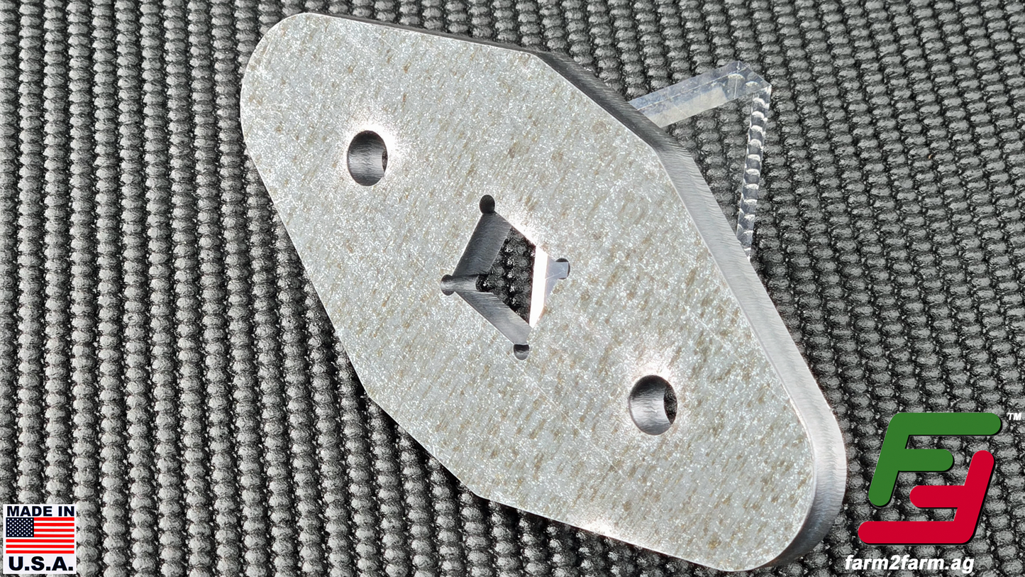 2680H & Kwik-Till High-Speed Disk Heavy-Duty AR500 Scraper (0.375" thick)