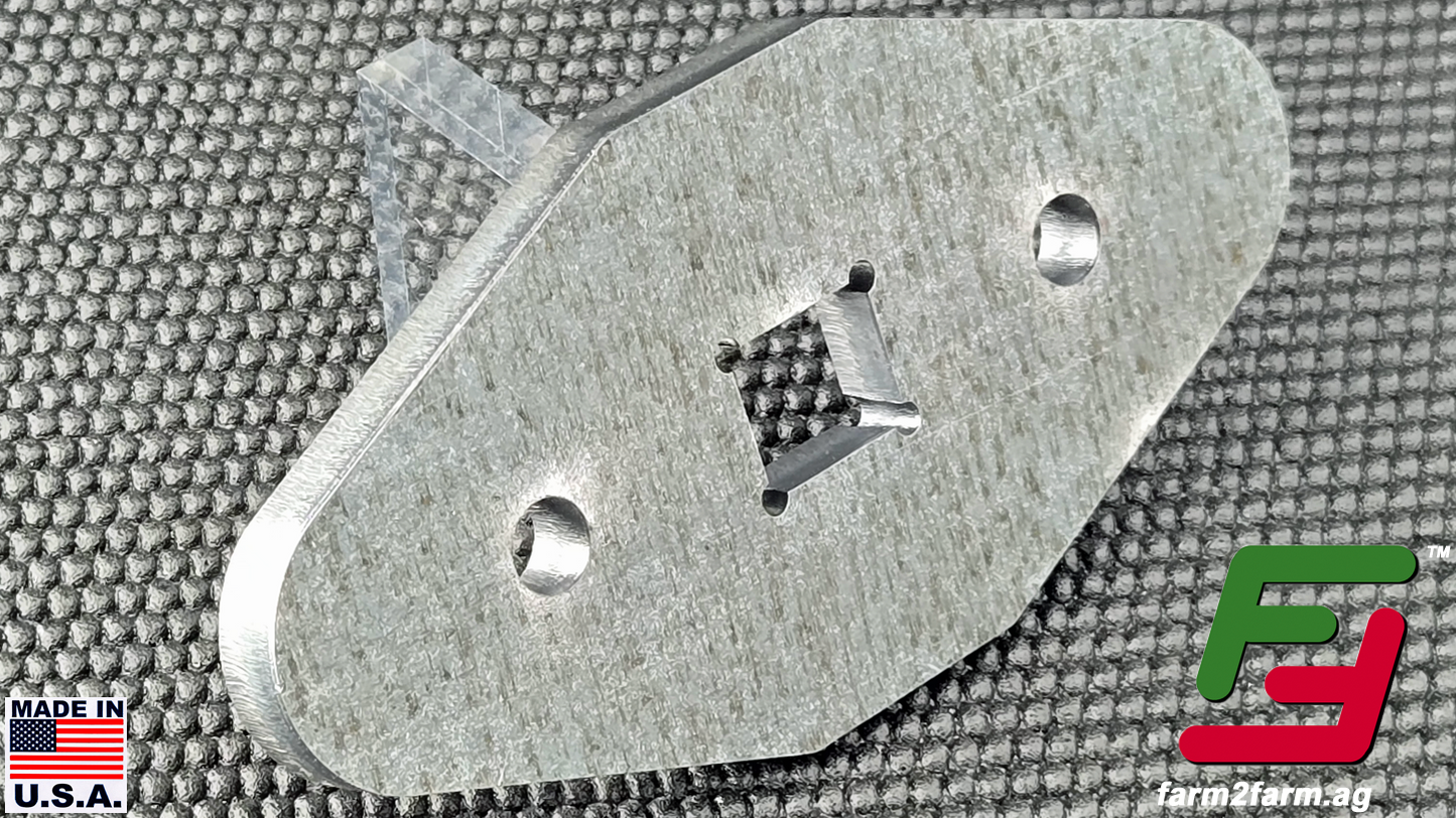 2680H & Kwik-Till High-Speed Disk Heavy-Duty AR500 Scraper (0.375" thick)