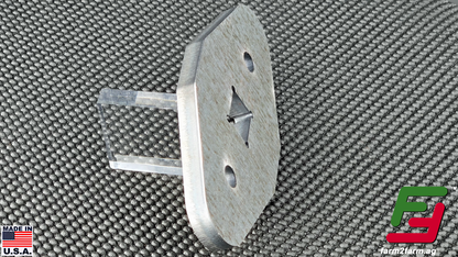 2680H & Kwik-Till High-Speed Disk Heavy-Duty AR500 Scraper (0.375" thick)