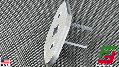 2680H & Kwik-Till High-Speed Disk Heavy-Duty AR500 Scraper (0.375" thick)