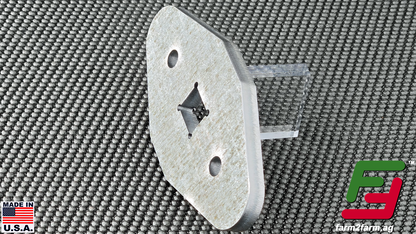 2680H & Kwik-Till High-Speed Disk Heavy-Duty AR500 Scraper (0.375" thick)